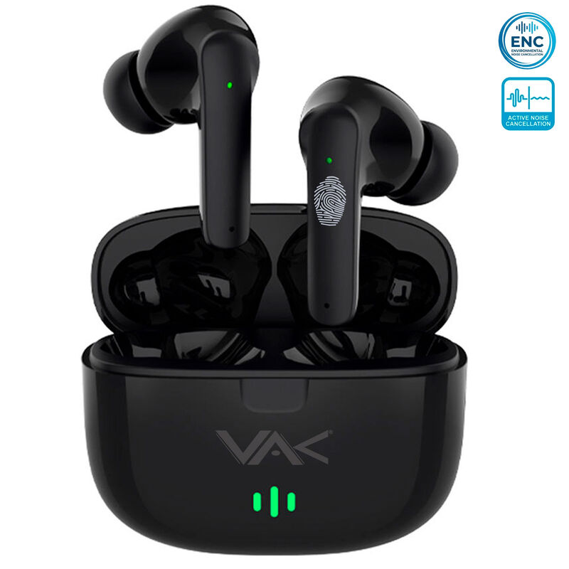 Aud&iacute;fonos Vak T18 Bluetooth Anc Enc Siri Game M... image number null