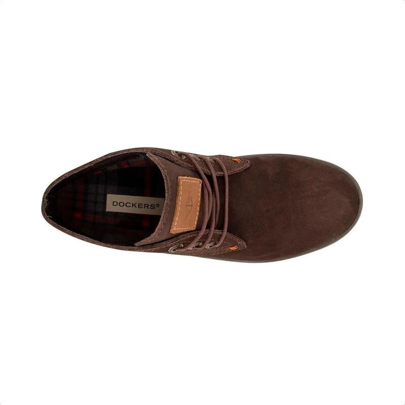 Botin De Piel Dockers&reg; Hombre D223511 Choco image number null
