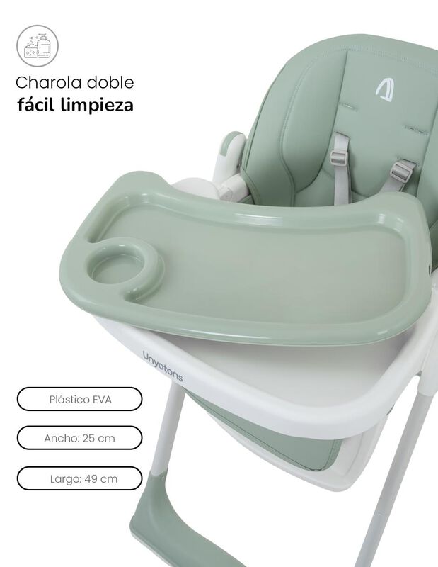 Silla periquera alta 5 en 1, silla para comer b... image number null