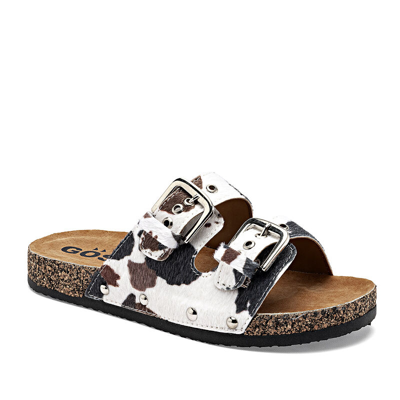 G&ouml;sh sandalia piso para mujer blanco negro caf&eacute;... image number null