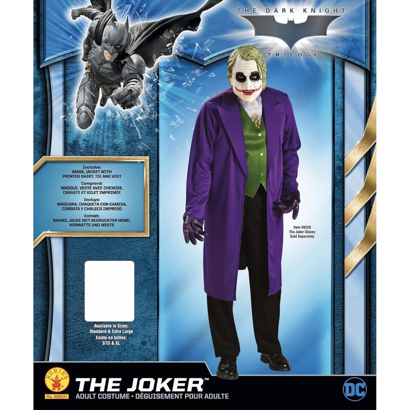 Disfraz Y M&aacute;scara Joker El Caballero Oscuro Bat... image number null