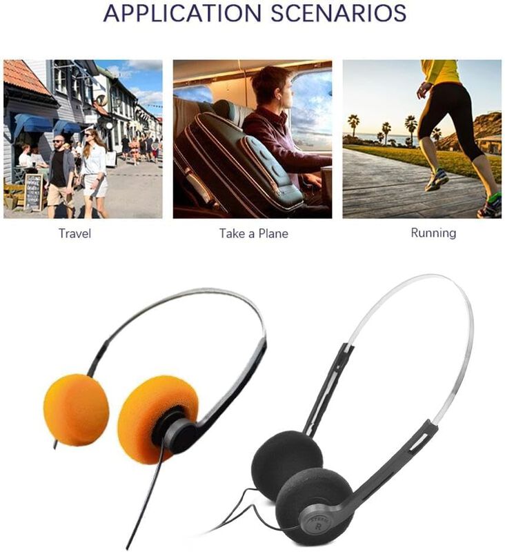 Headphones Bwesoo Auriculares Supraaurales Retr... image number null