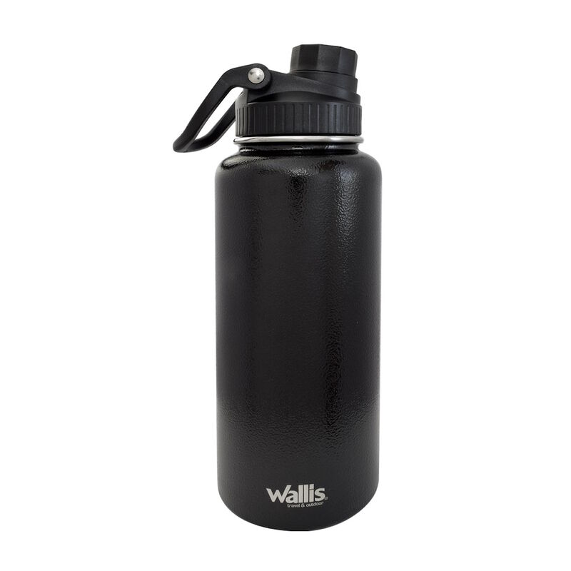 Cilindro T&eacute;rmico 950 Ml Acero Inoxidable Negro ... image number null