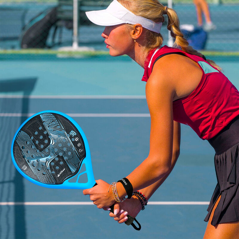 Pala de Pádel Premium con Funda 3 Pelotas y Gri... image number null