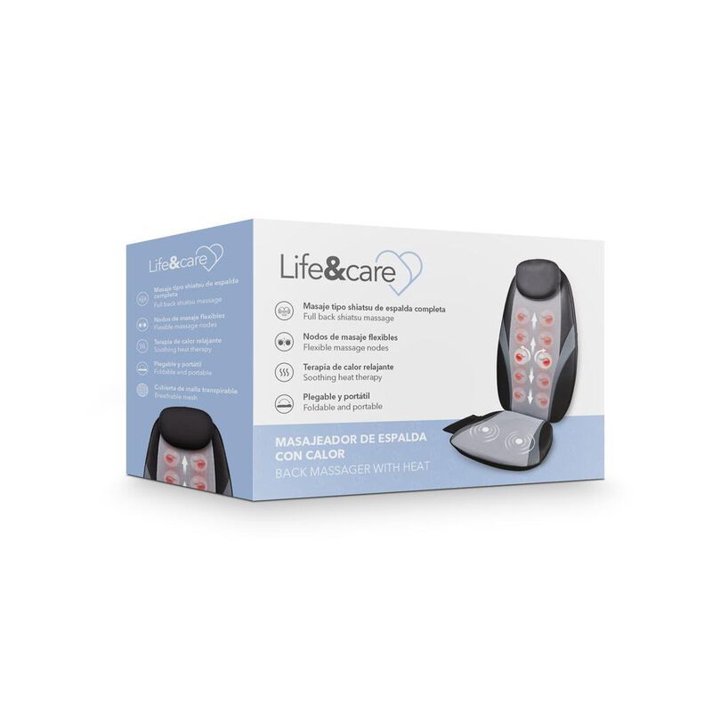 Asiento Masajeador de Espalda Shiatsu De 4 Nodo... image number null