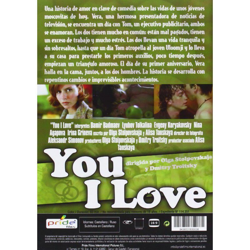 You I Love [dvd] (2004) Ja Lublju Tebja image number null