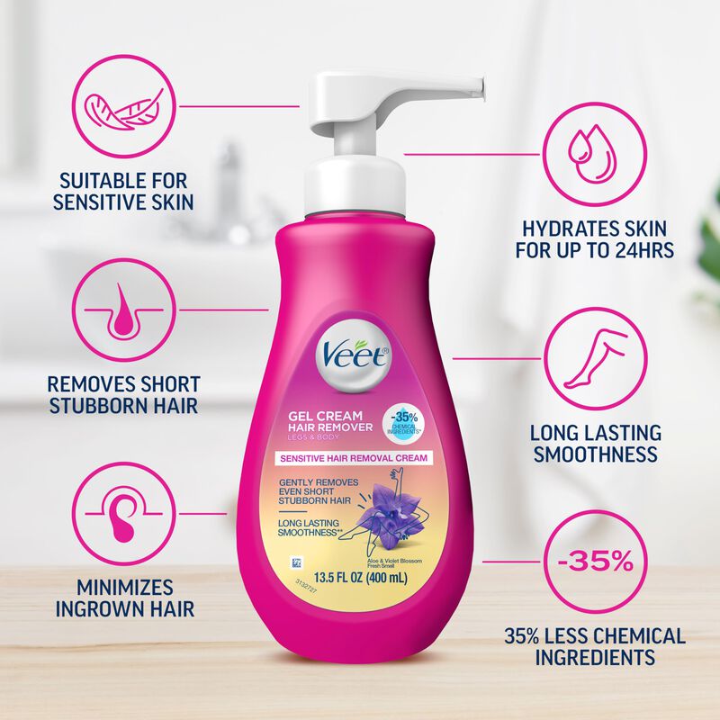 Depiladora Veet Gel Crema Depilatoria Sensitive... image number null