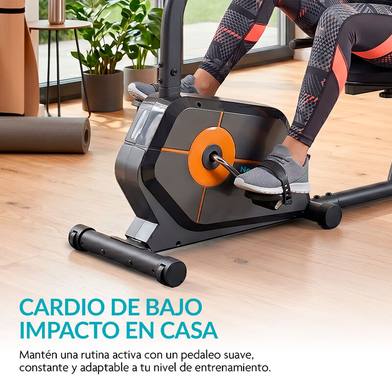 Bicicleta Est&aacute;tica Con Respaldo 8 Niveles Resis... image number null