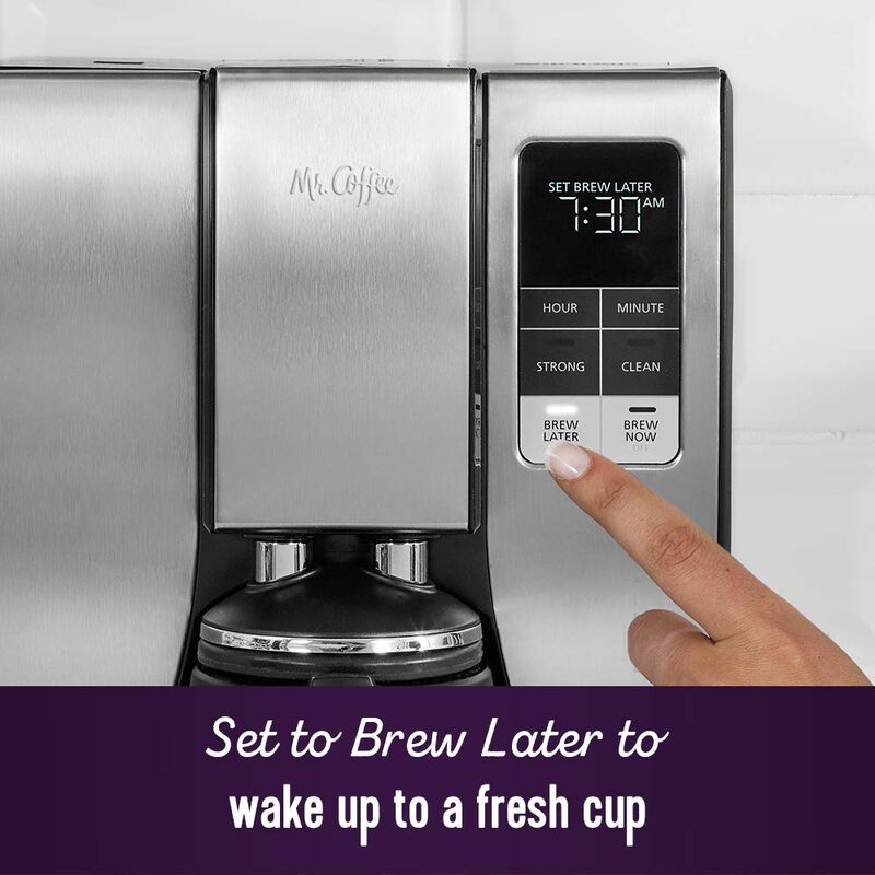 Cafetera Mr. Coffee De Acero Inoxidable Program... image number null