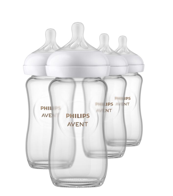 Biber&oacute;n Philips Avent Glass Natural, 240 Ml, Pa... image number null