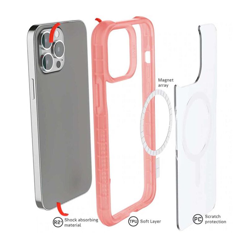 Funda GHOSTEK Covert para iPhone 13 PRO Rosa Tr... image number null