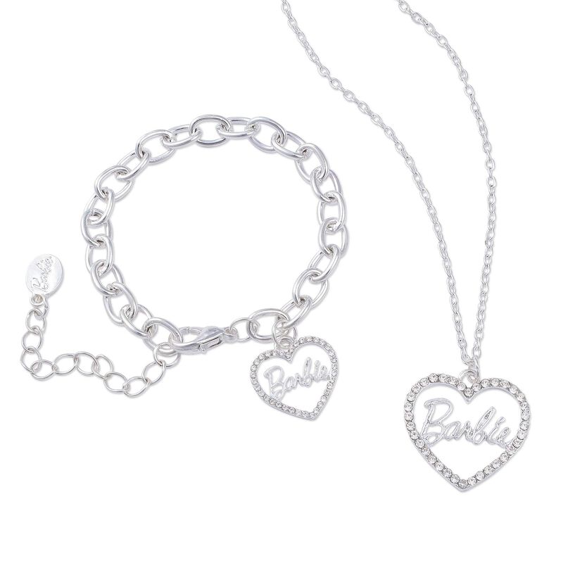 Conjunto De Joyas Collar Y Pulsera Barbie Con F... image number null