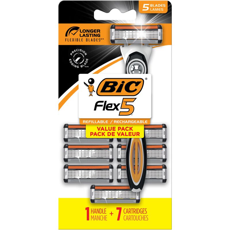 Razors Bic Flex 5 Recargable Para Hombre, 1 Man... image number null