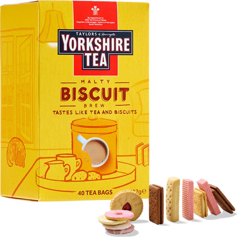 Yorkshire Tea Malty Biscuit Brew - 40 Sobres image number null