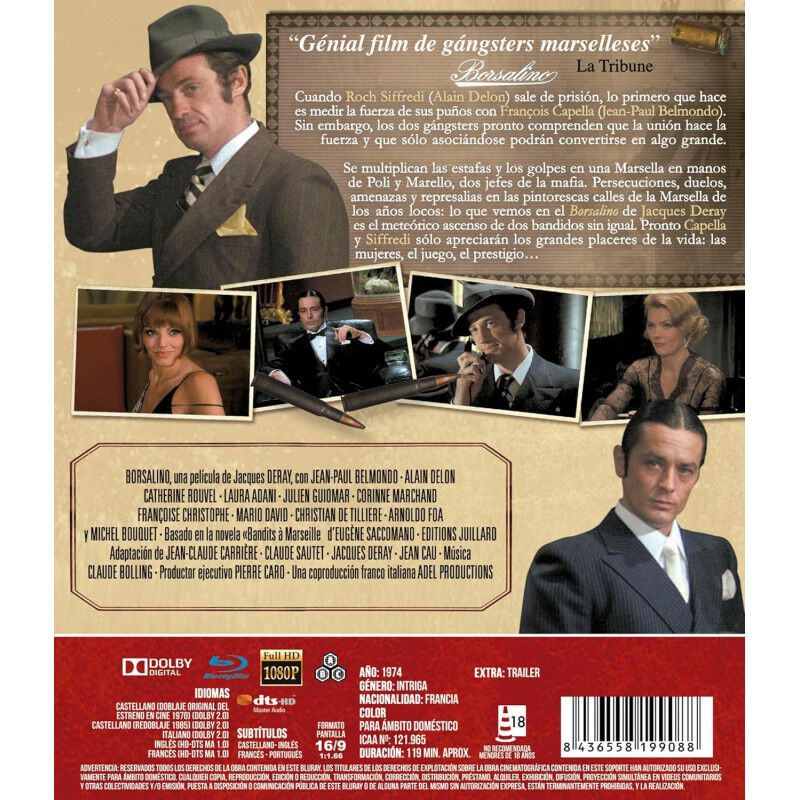 Borsalino [blu-ray] (1970) Borsalino image number null