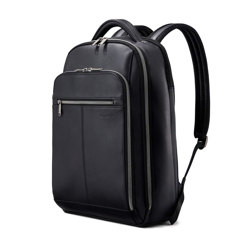 Mochila Samsonite Classic De Piel Negra Para Po... image number null