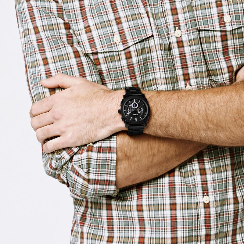 Reloj Cron&oacute;grafo Fossil Machine Fs4552 De Acero... image number null