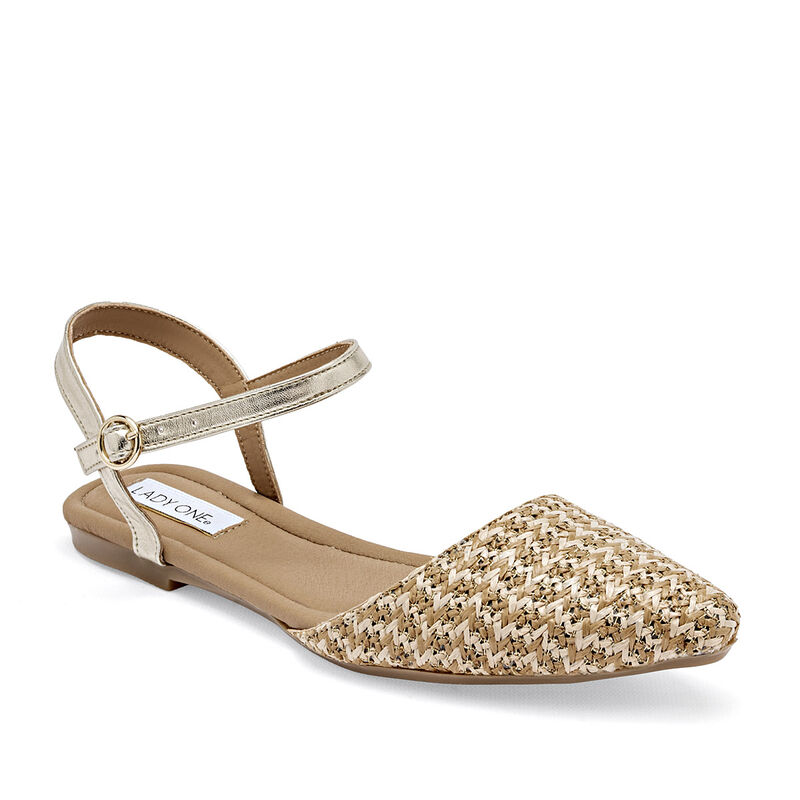 Lady One balerina destalonada para mujer beige ... image number null