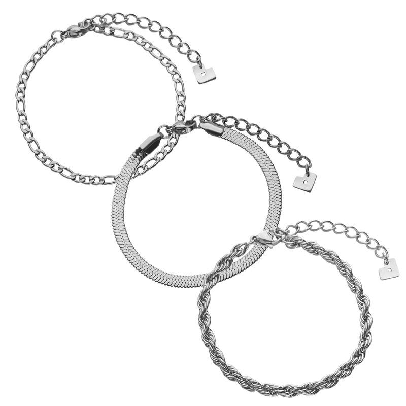 Set De Pulseras Soma Luckyly 3 Pulseras Mujer B... image number null