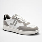 Clasben tenis para hombre blanco gris cod 141181-F