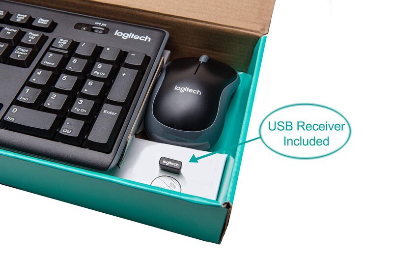 Combo De Teclado Y Rat&oacute;n Inal&aacute;mbricos Logitech ... image number null
