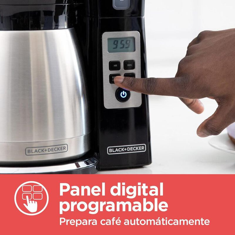CAFETERA BLACK & DECKER CM2046S DIGITAL 12 TAZA... image number null