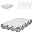 Colch&oacute;n Matrimonial Vail+Almohada Oso 2+Protector Ultra