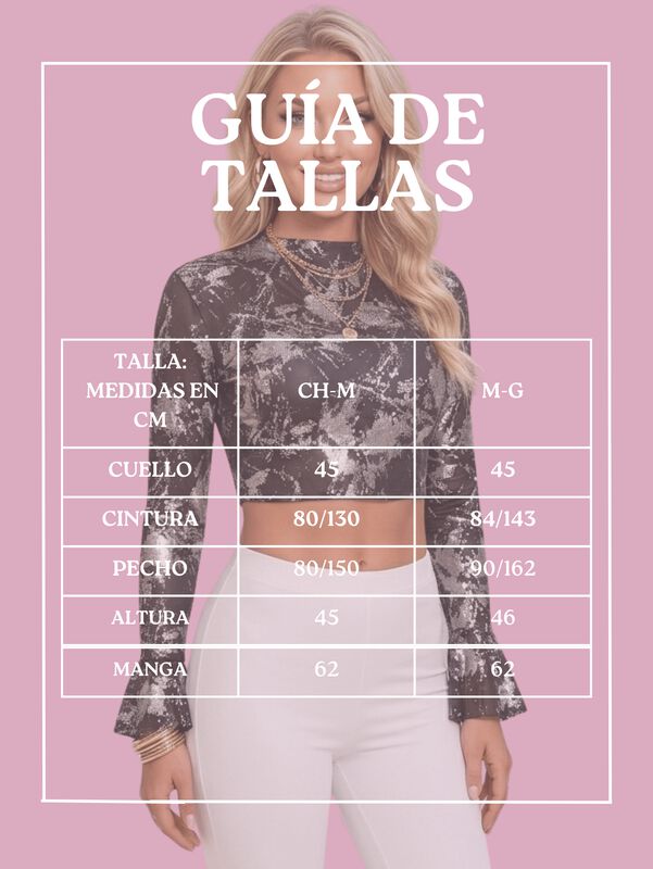 Blusa Brillante De Manga Larga Malabis Bl-1040 ... image number null