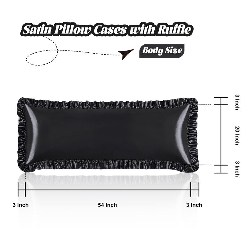 Funda Para Almohada Corporal Homiest 137 cm Neg... image number null