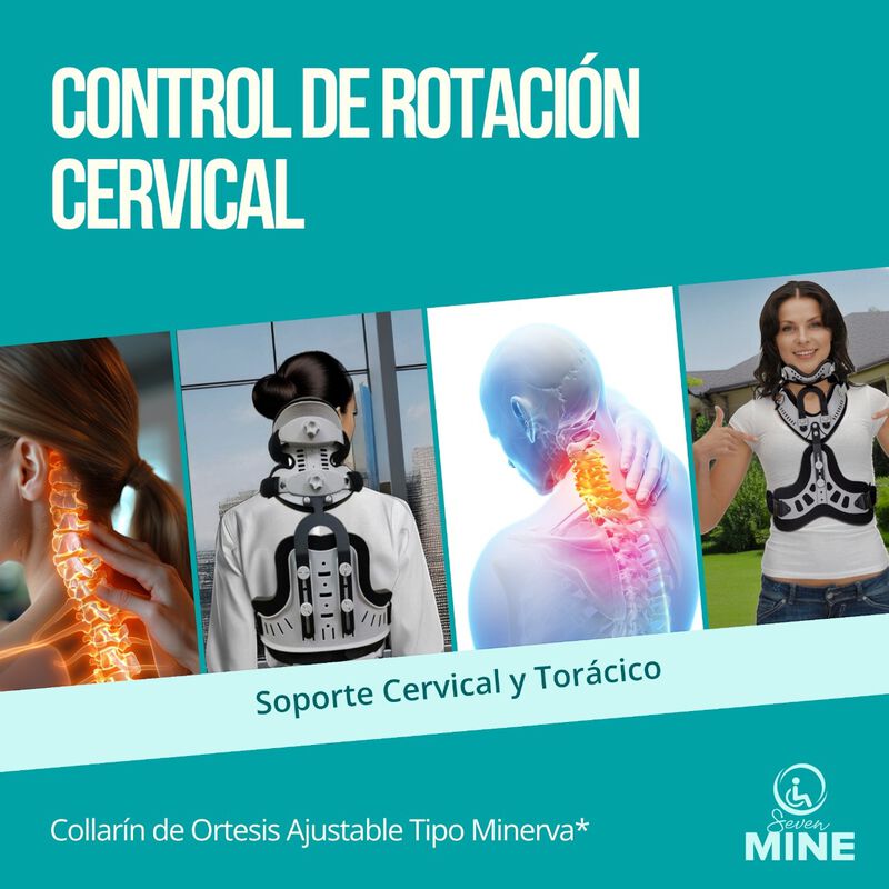 Collarín Con Apoyo De Ortesis Cervical Tipo Min... image number null