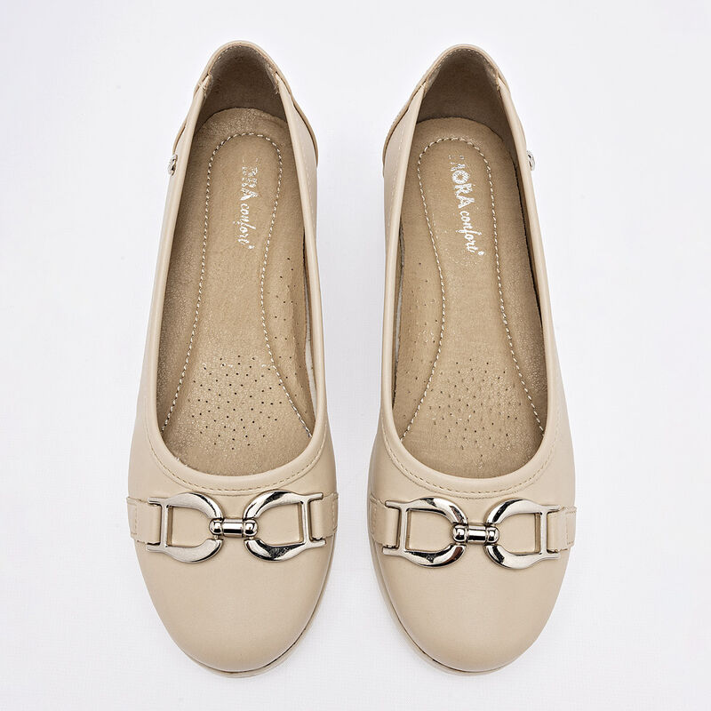 Mora Confort zapato casual para mujer beige cod... image number null