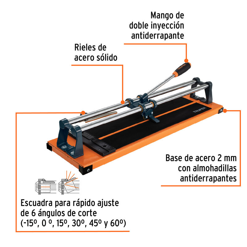 Cortador de Azulejo de 20' (51 cm) Truper image number null