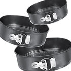 Juego  Para Pastel O Pan Desmontable Con Tres Medidas 24-26-28 Cm De Acero Carbono