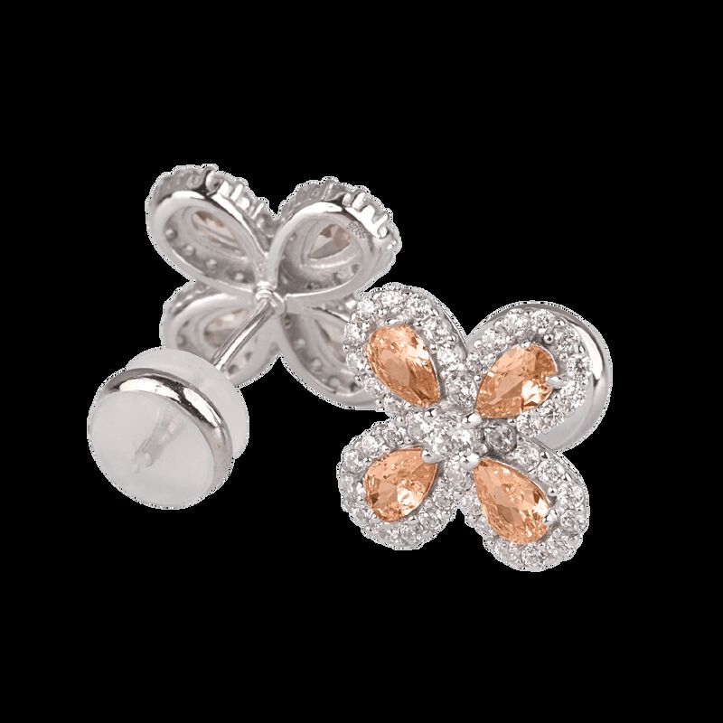 Set De Joyer&iacute;a Aina Luckyly Plata .925 Con Zirc... image number null