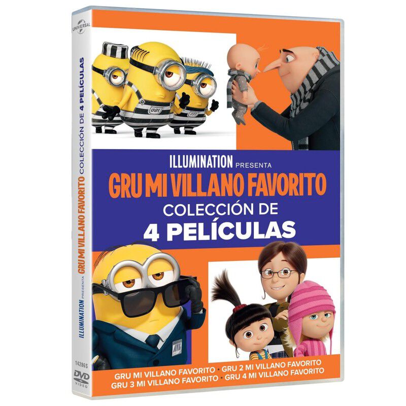 Gru 4. Mi Villano Favorito 1-4 [DVD] (2024) Des... image number null