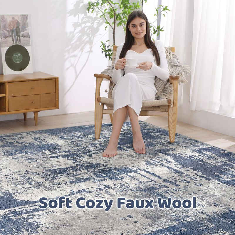 Alfombra Loongrug 25x20 Cm Lavable Moderna Abst... image number null