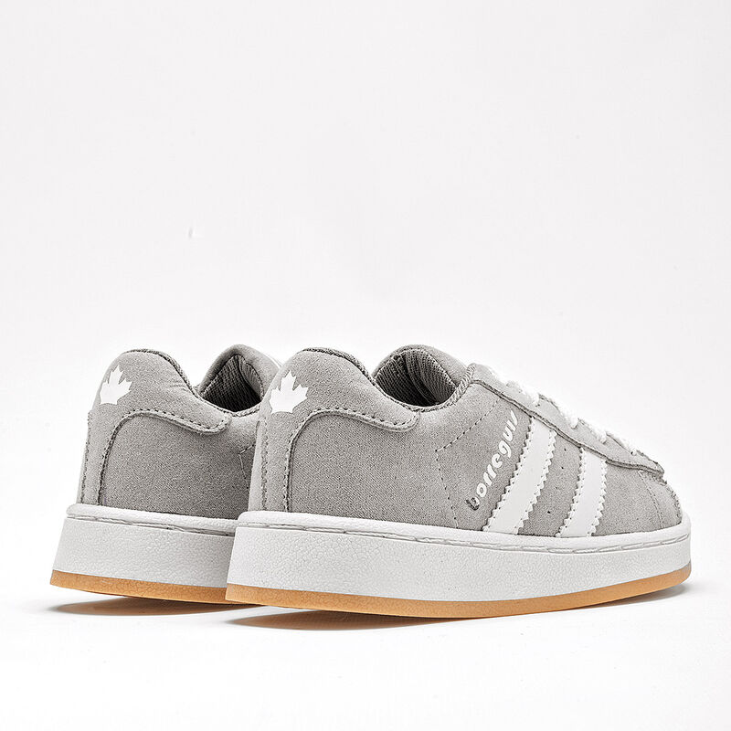 Borreguis Tenis urbano para ni&ntilde;o. Beige blanco image number null