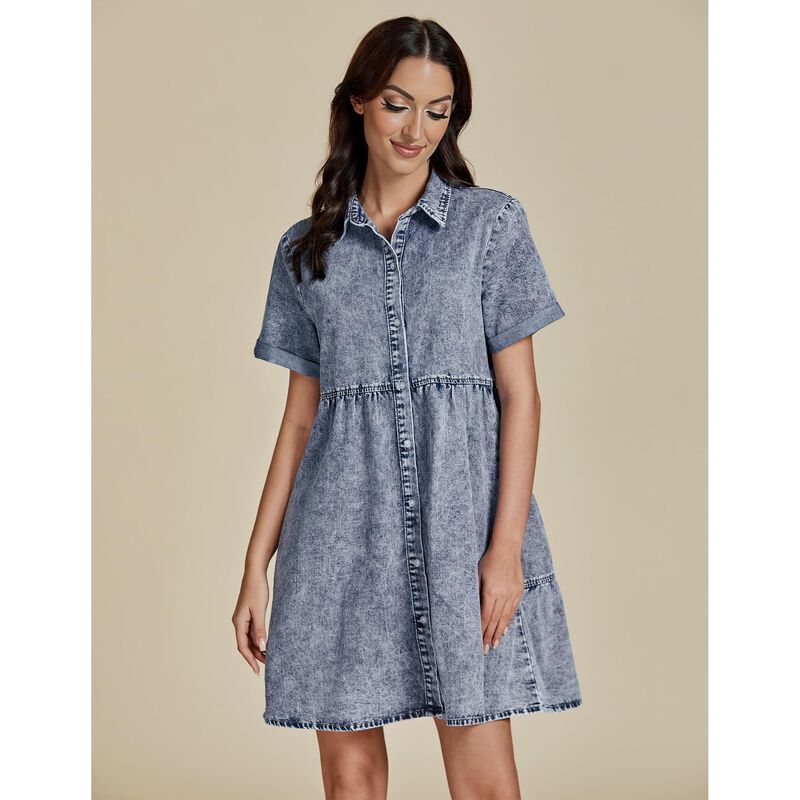 Vestido Grapent Jean Bay Azul Talla 12-14 image number null