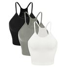 Camiseta Crop Ododos Pack De 3 Punto Canal&eacute;