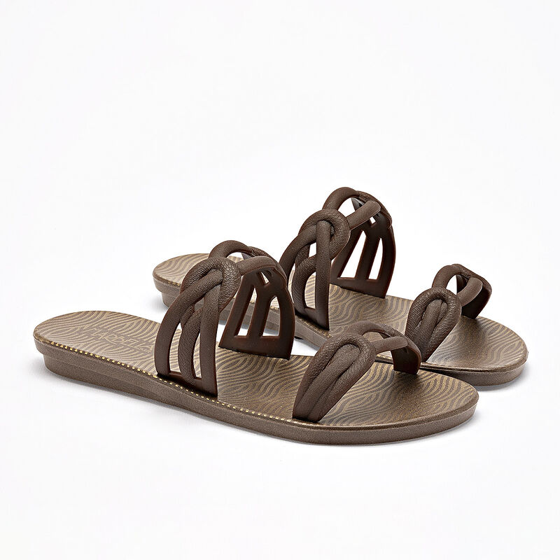 Marbella sandalia piso para mujer caf&eacute; cod 1406... image number null