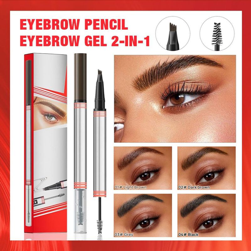 L&aacute;piz De Cejas Vlzlq 15 cm 4‑puntas Gel Imperme... image number null