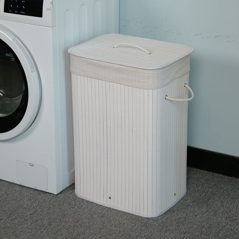 Cesto Plegable para Ropa Lo Necesito Bamb&uacute; Natu... image number null