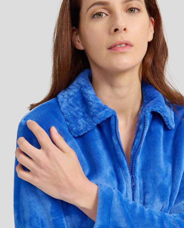 Bata con Cremallera Azul image number null