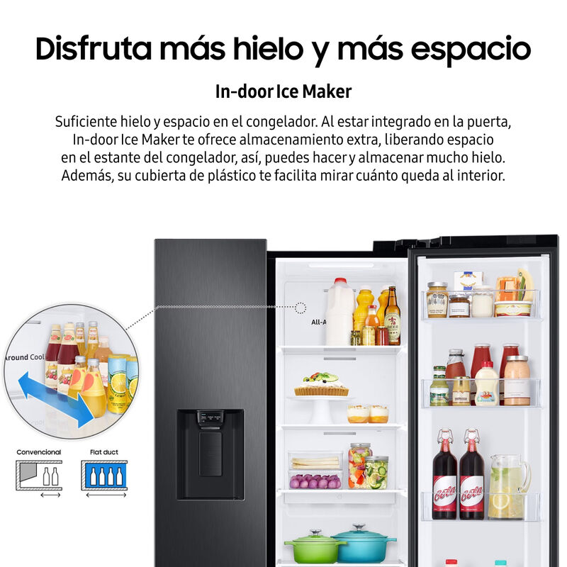 Refrigerador Samsung SBS 22ft Despachador de Ag... image number null