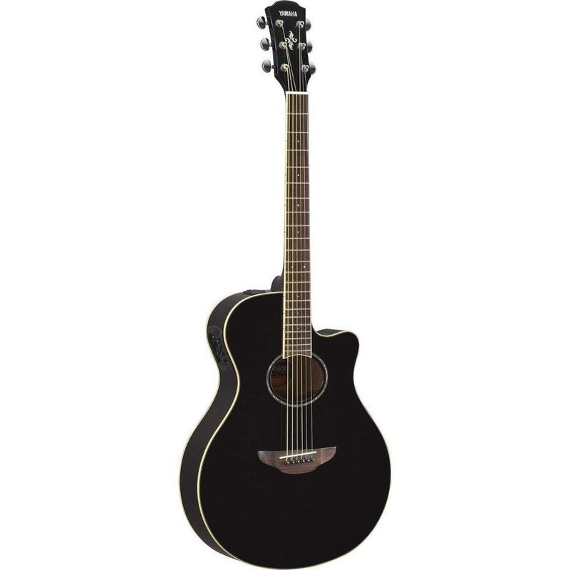 Guitarra Electro-ac&uacute;stica Yamaha Apx600 Bl Negr... image number null