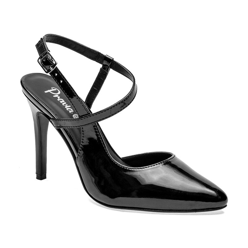 Pravia Zapatilla para mujer negro charol image number null