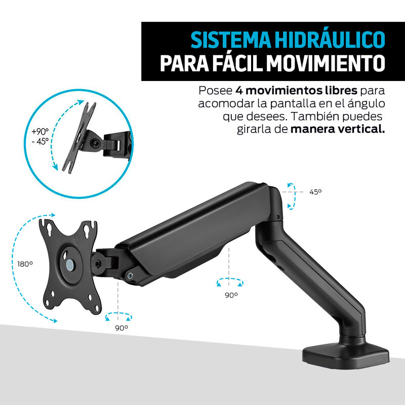 Soporte Hidr&aacute;ulico para Monitor image number null