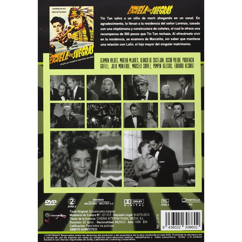 Escuela Para Suegras [dvd] (1958) image number null