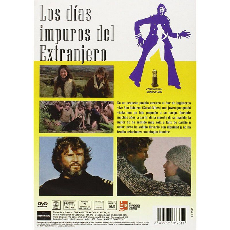 Los D&iacute;as Impuros Del Extranjero [dvd] (1976) El... image number null