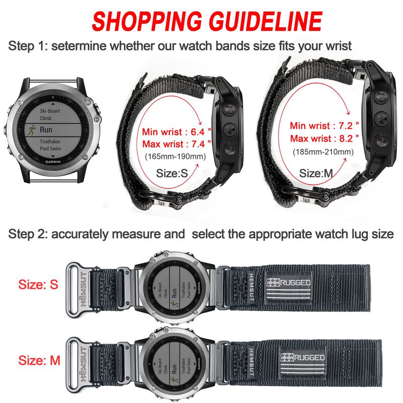Correa De Reloj Hemsut H Deportiva Nylon - Comp... image number null